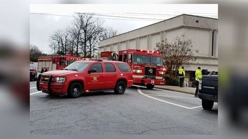 DeKalb County fire crews investigated an unknown odor at the Public Safety Building early Monday.
