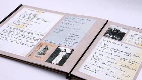 Preserving recipes can be as simple as saving a digital image of a recipe or as intricate as creating a family recipe book such as this one that author and archivist Valerie J. Frey created using online photo service Snapfish. CONTRIBUTED BY VALERIE J. FREY
