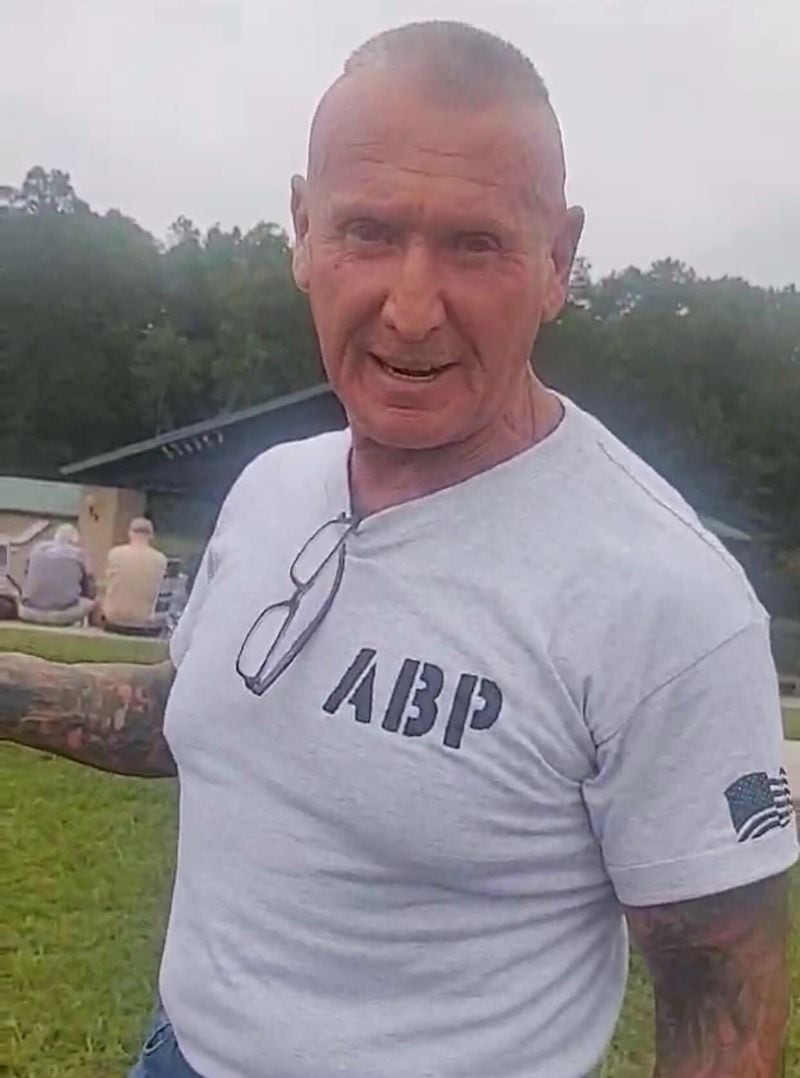 Chester Doles, a North Georgia man with a long history of white supremacist activism, was ejected from a Republican rally in Ringgold Saturday, September 19, 2020, on orders from congressional candidate Marjorie Taylor Greene.
