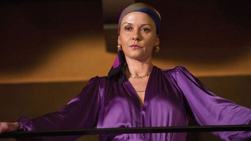 Catherine Zeta-Jones is in a new Lifetime movie about a female druglord called "Cocaine Godmother."