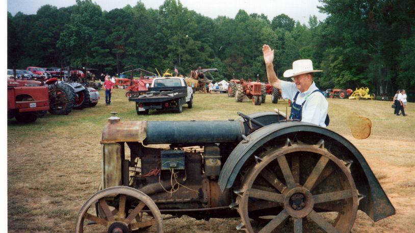 Former Georgia Agriculture Commissioner Tommy Irvin, pictured   on a 1924 Fordson tractor, died in 2017. Georgia lost a number of iconic political players this year.