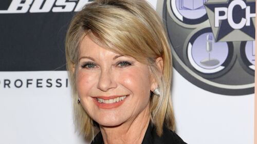 Entertainer Olivia Newton-John has postponed tour dates following a breast cancer diagnosis.  (Photo by Gabe Ginsberg/FilmMagic)