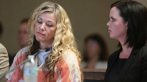 Lori Vallow is seen during a hearing in Rexburg, Idaho. Daybell who is charged with felony child abandonment after her two children went missing in September 2019.