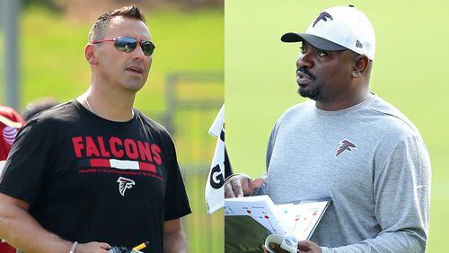 Meet the new coordinators: Falcons offensive coordinator Steve Sarkisian and defensive coordinator Marquand Manuel.