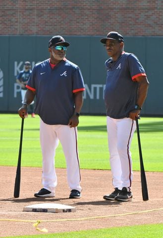Braves Worksout ahead of NLCS