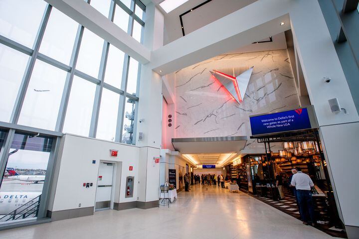Delta concourse at LaGuardia Airport