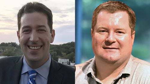 Mark Arum and Erick Erickson will have their two-hour shows moved up an hour earlier starting January 3, 2019. CREDIT: Rodney Ho (left) and WSB publicity photo (right)