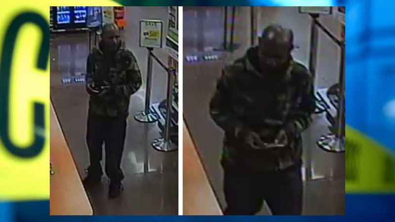 This man is accused of cashing stolen lottery tickets Nov. 16 at a Kroger in the 3000 block of Five Forks Trickum Road. (Credit: Gwinnett County Police Department)
