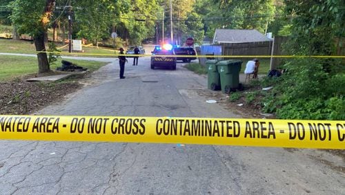 Police investigated a deadly shooting in the 1100 block of 5th Street in northwest Atlanta on Thursday evening. One person was taken into custody.