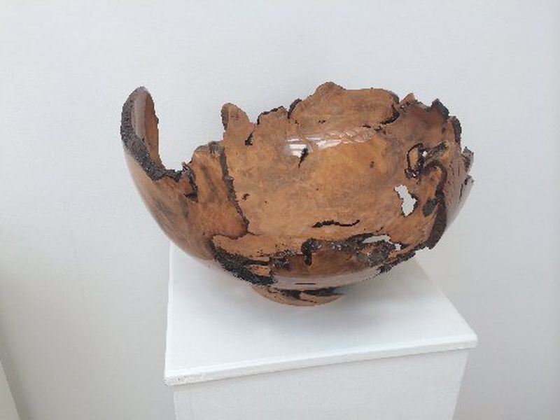 Wooden work by Butch Reagan is included in Swan Coach House Gallery’s “Summer Swan Invitational.”