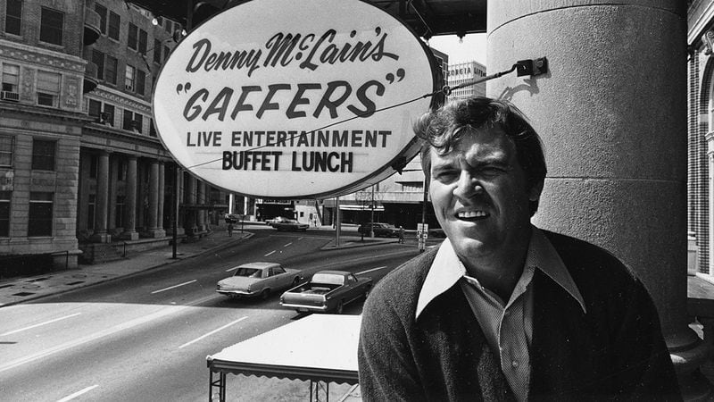 Denny McLain is a legendary Detroit Tigers pitcher and former Atlanta Brave whose activities sometimes put him in trouble with the law. He also owned Gaffers, a bar that lasted for six months in the Georgian Terrace Hotel (shown here in 1973).  (AP file)