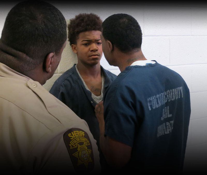 A previous episode of "Beyond Scared Straight," which has used Fulton County four times. CREDIT: A&amp;E