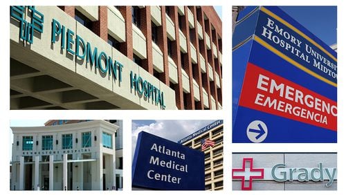 Several of Atlanta’s leading hospitals wound up on the list of medical centers that must forfeit part of their Medicare reimbursement because of issues with quality of care.