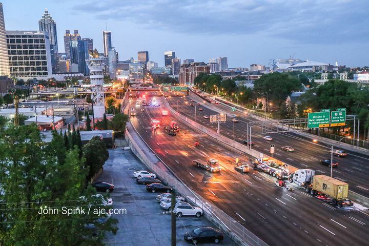 Chemical spill blocks north side of Downtown Connector