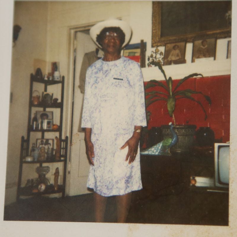 A photo of Willie Mae Hardy photographed in Decatur, Georgia on Thursday, July 18, 2019. At 111 years old, Hardy is the oldest living African-American in the United States. Hardy was born in 1908 in Junction City, Georgia, and was the granddaughter of a slave. She moved to Atlanta in 1939 looking for a better life for her and her late daughter, Cassie, and has lived in the city ever since. Veronica Edwards, Hardy's granddaughter, is the primary caregiver for Hardy. Hardy had the opportunity to meet former First Lady Michelle Obama during Obama's book tour in May.