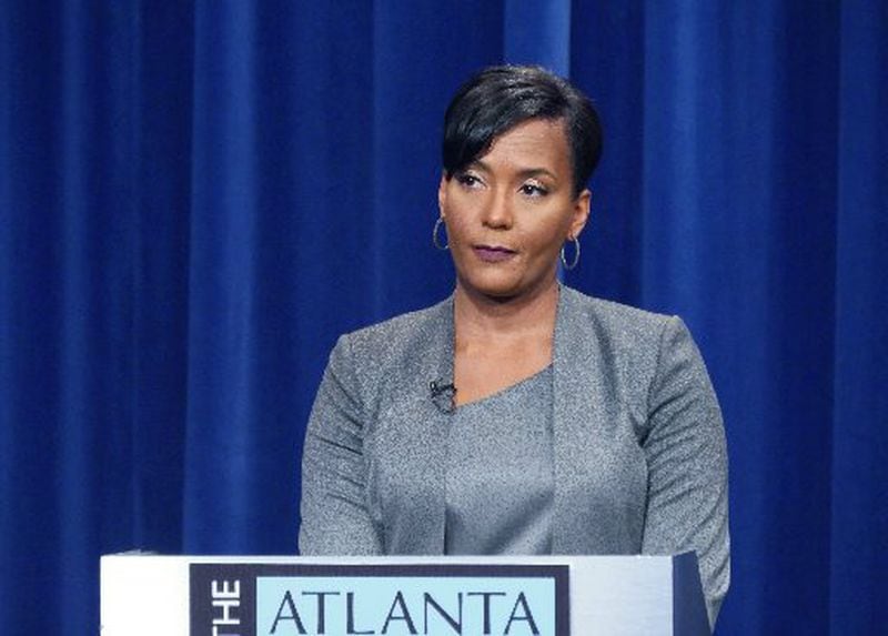 Atlanta mayoral candidate Keisha Lance Bottoms filed campaign finance disclosures that had 38 entries and spent a collective $182,000 on campaign workers without identifying individuals who received the payments, an AJC analysis found. HYOSUB SHIN / HSHIN@AJC.COM
