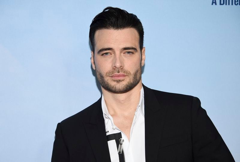Actor Giulio Berruti attends the premiere of "Downhill" at the SVA Theatre on on Wednesday, Feb. 12, 2020, in New York. He plays the lead in the Passionflix series of films based on the Gabriel novels by Sylvain Reynard. (Photo by Evan Agostini/Invision/AP)