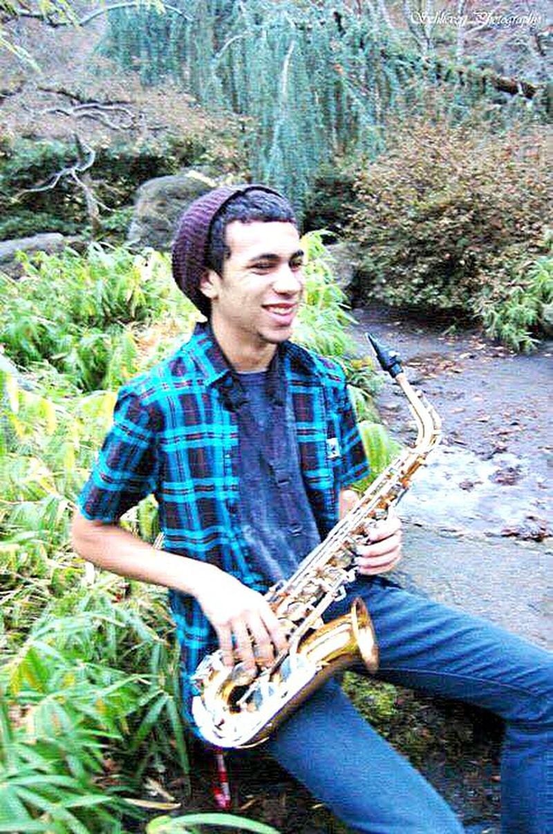 David Wesley played alto saxophone in the marching, symphonic and jazz bands at Phoenix High School in Oregon. He was killed early Wednesday when he was struck by a car as he changed a tire, DeKalb police said. (Photo: Joelle Schlievert/Special)