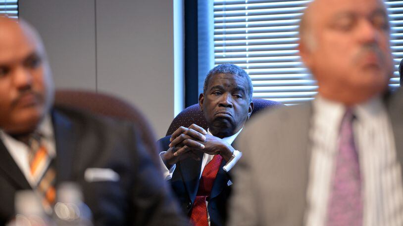 Fulton County Tax Commissioner Arthur Ferdinand, shown in an April 2, 2014, file photo, was invoked by legislators questioning a proposed tax commissioner retirement plan. Ferdinand’s salary is more than $491,000 largely because of fees collected from city governments. KENT D. JOHNSON