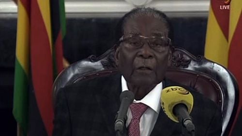 Robert Mugabe stepped down as Zimbabwe's president earlier this week.