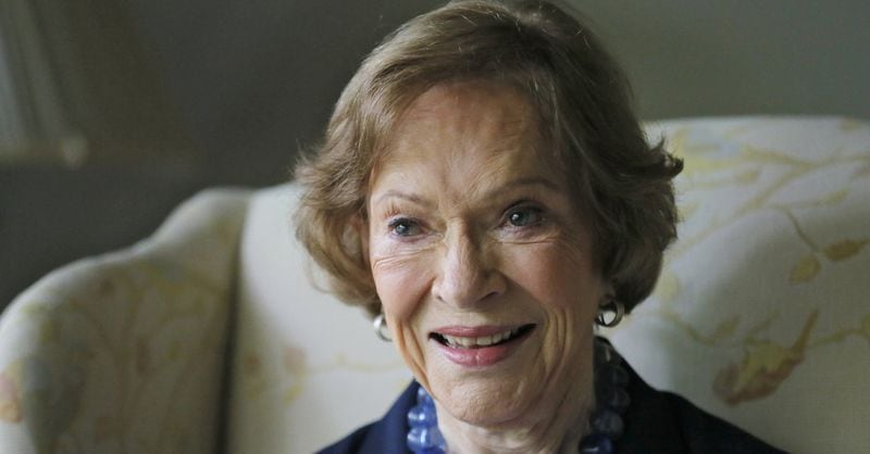 Former first lady Rosalynn Carter (Photo by BOB ANDRES / BANDRES@AJC.COM)