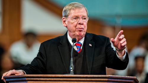 U.S. Sen. Johnny Isakson announced two months ago that he would leave office at the end of the year. But who will fill his Senate seat in the future remains a murky picture. JONATHAN PHILLIPS / SPECIAL
