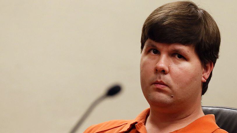 Justin Ross Harris appears in Cobb County Magistrate Court Thursday, July 3, 2014, before Chief Magistrate Court Judge Frank R. Cox, during a probable cause hearing in Marietta, Georgia. Harris is facing charges of second-degree cruelty to a child and felony murder in the death of his 22 month-old son Cooper on June 18, 2014. Harris has plead not guilty to the charges. (Kelly J. Huff/Marietta Daily Journal-POOL)