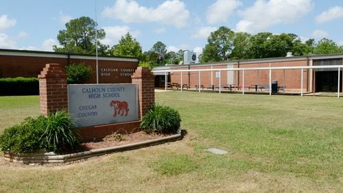 Exterior shot of the Calhoun County High School in  2013.  KENT D. JOHNSON