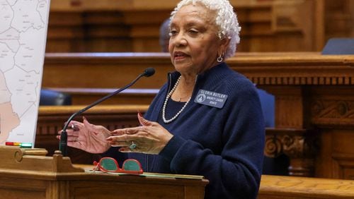 Senate Minority Leader Gloria Butler of Stone Mountain, the chamber’s top Democrat, is backing a move toward legalized sports betting in the state. (Jason Getz/Jason.Getz@ajc.com)