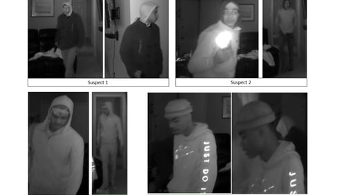 Four burglars broke into a Snellville home and stole items including a PlayStation and an iPhone.