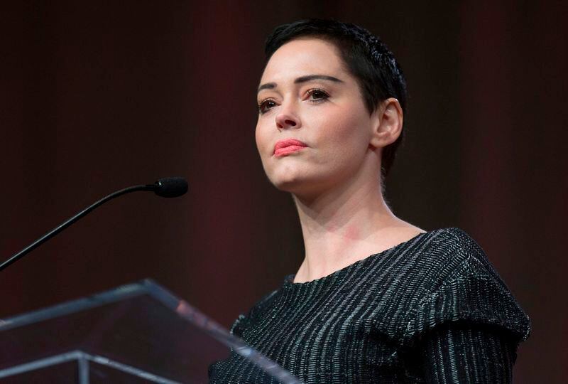 Rose McGowan gives opening remarks to the audience at the Women's March/Women's Convention in Detroit. A stream of actress including Rose McGowan, models and ex-employees have come out, many anonymously, to accuse Hollywood producer Harvey Weinstein of sexual harassment and abuse dating as far back as the 1990s.