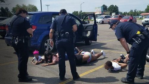 The police chief in Aurora, Colorado, has apologized to a Black family after a Sunday incident in which officers pulled up behind their parked SUV and with guns drawn ordered a woman and four girls to lie facedown after mistakenly matching the vehicle’s license plate to a stolen motorcycle. Video of the armed officers surrounding the family on the ground in the parking lot has since gone viral on social media and has been viewed more than 1.4 million times on Twitter as of early Tuesday, according to The Washington Post.