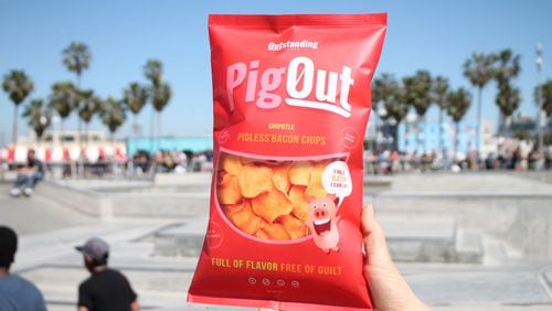 "Bacon" chips from PigOut