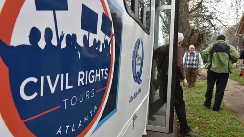 Tom Houck runs a tour business that focuses on Atlanta’s history in the civil rights movement. File photo. HYOSUB SHIN / HSHIN@AJC.COM