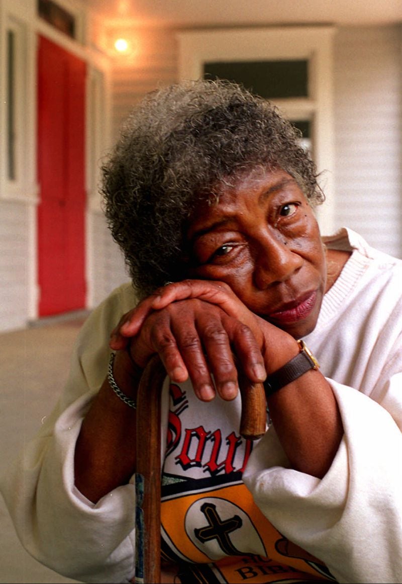 Ethel Mae Mathews became known as a political force to be reckoned with. She was respected for her support of the poor and disadvantaged. / File  April 22, 1996 (RICH ADDICKS/AJC staff)