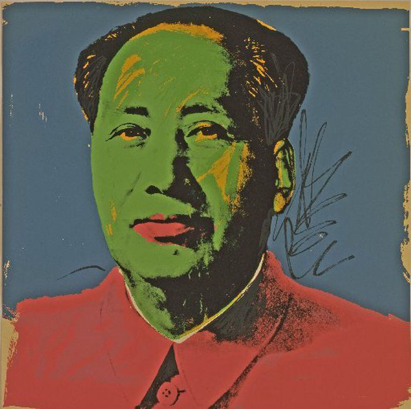 Andy Warhol's screenprint "Mao" (1972) is part of the Savannah exhibit.