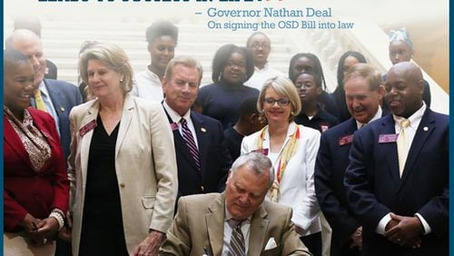 Supporters of Gov. Nathan Deal’s Opportunity School District are ramping up efforts to persuade voters to endorse the amendment on the Nov. 8 ballot.