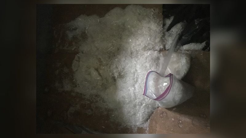 Authorities seized methamphetamine in a North Georgia operation. (Credit: Appalachian Regional Drug Enforcement Office)