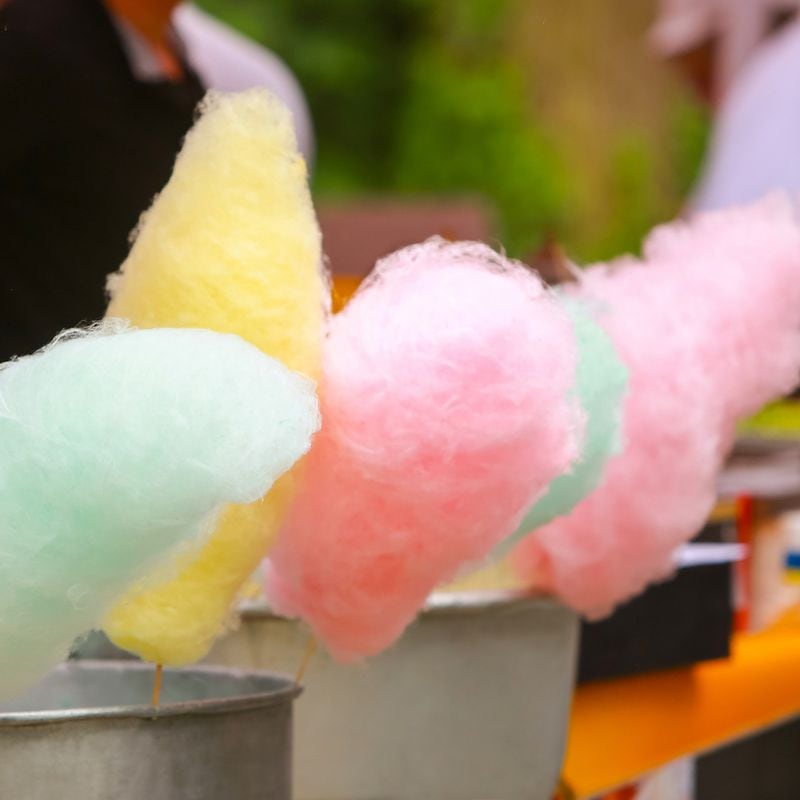 In the 1960s, the most exotic food available at the Athens fair was cotton candy. (Courtesy of Sweet Cotton)