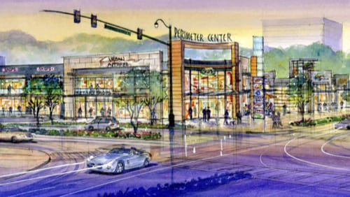 This is a rendering of 84 Perimeter Center that was presented to the Dunwoody Planning Commission on Tuesday.