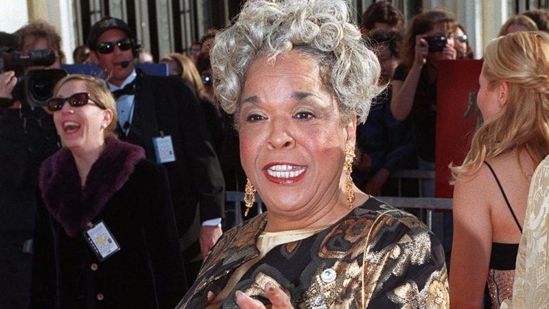 In this March 8, 1998 file photo, actress Della Reese, nominated for best dramatic actress for her role in the television series "Touched by an Angel", arrives for the Screen Actors Guild Awards in Los Angeles. Reese, the actress and gospel-influenced singer who in middle age found her greatest fame as Tess, the wise angel in the long-running television drama "Touched by an Angel," died at age 86. A family representative released a statement Monday that Reese died peacefully Sunday, Nov. 19, 2017, in California. No cause of death or additional details were provided. (AP Photo/Mark J. Terrill, File)
