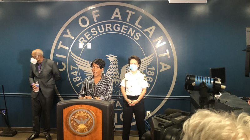 Mayor Bottoms holds a press conference Friday night to address the chaotic protests.