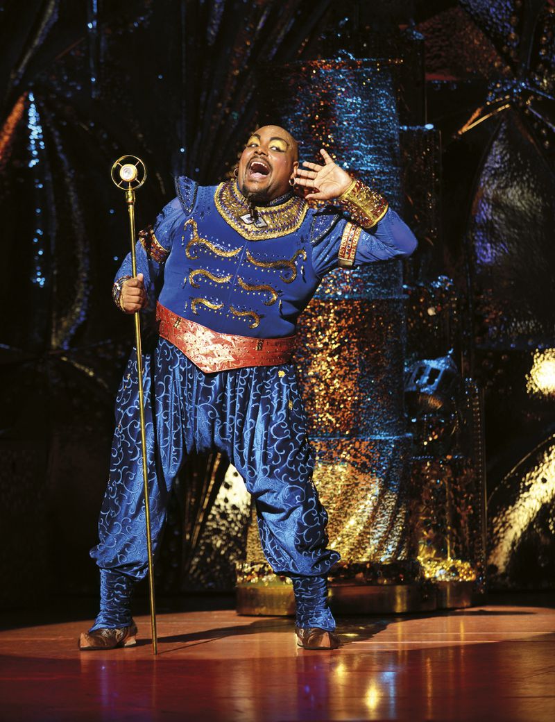 One of the reasons to enjoy “Aladdin” is Trevor Dion Nicholas as the Genie. CONTRIBUTED