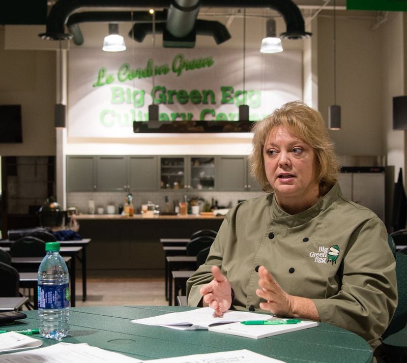 Chef Amanda Egidio, who manages the Big Green Egg Culinary Center, talks about cooking on the Big Green Egg. 