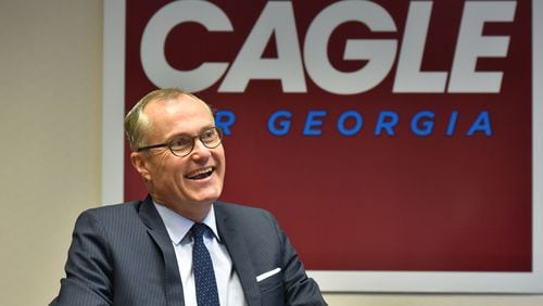 Lt. Gov. Casey Cagle is the choice of many top lobbyists in his race for governor. HYOSUB SHIN / HSHIN@AJC.COM
