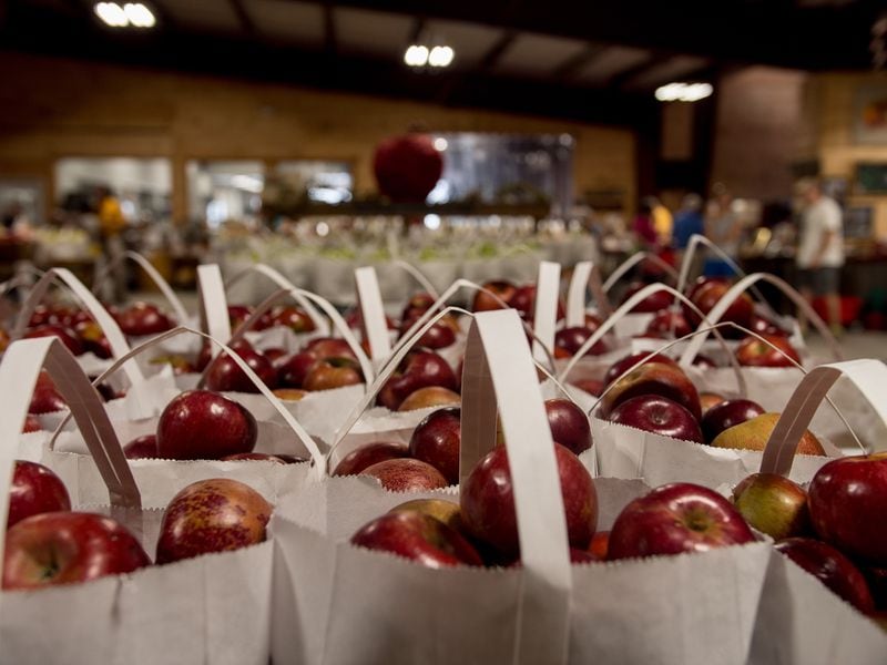 The Mercier Orchards farm store offers whatever seasonal fruit is available from the fields, along with other local produce. The store's shelves are filled with apple products, from wine to hard cider to apple butter. Courtesy of Mercier Orchards