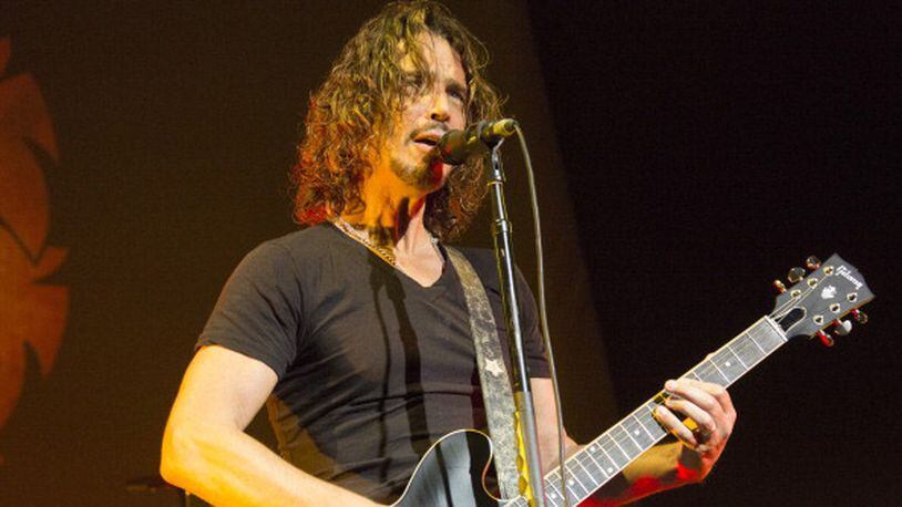 LONDON, ENGLAND - SEPTEMBER 18: Chris Cornell of Soundgarden performs at Brixton Academy on September 18, 2013 in London, England. (Photo by Rob Ball/WireImage)