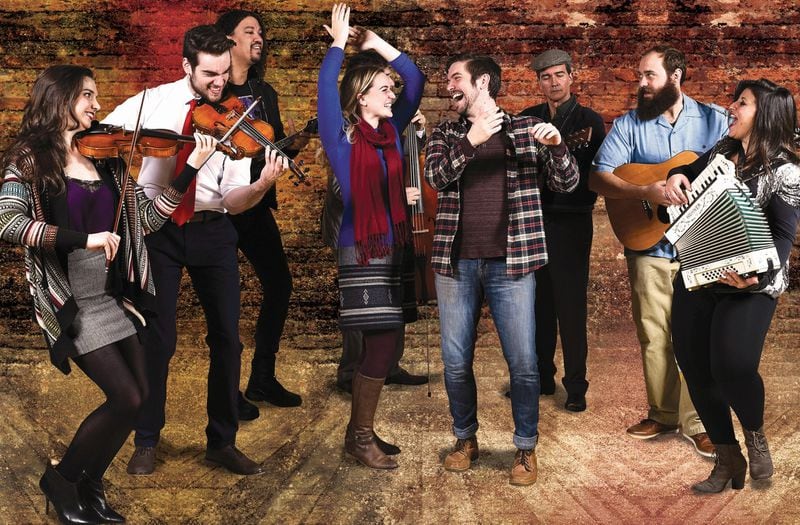 Featuring an ensemble of nine actor-musicians, “Once” continues through March 8 at Horizon Theatre. CONTRIBUTED BY HORIZON THEATRE