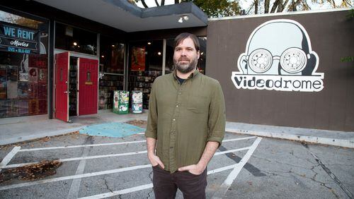 Film aficionados have been renting movies from Matt Booth’s Videodrome in the Poncey Highland neighborhood of Atlanta since 1998. CONTRIBUTED BY STEVE SCHAEFER
