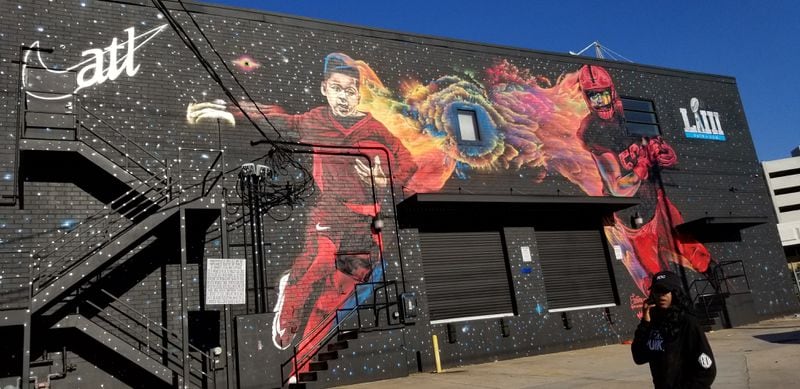 Fabian Williams latest mural, “Where Dreams are Made,” is on the side of the Westside Cultural Arts Center in Midtown.